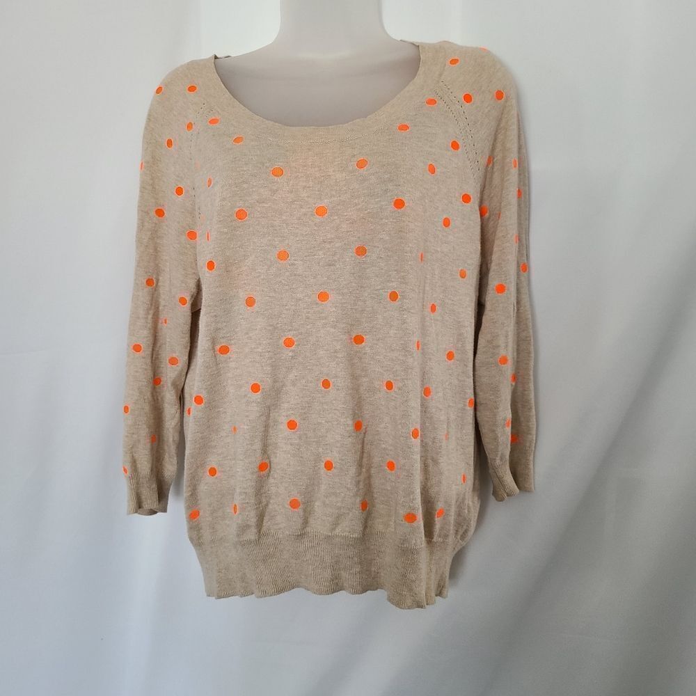 J. Crew Wallace Madewell Brightspot Dot‎ Pullover Sweater